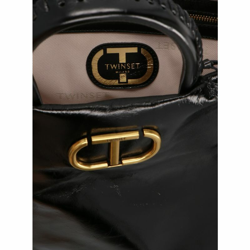 【義大利直送】全新品 橢圓形 T 標誌手提包-3