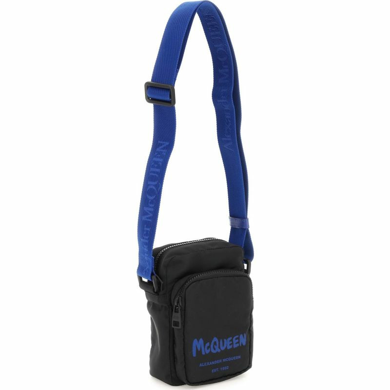 【義大利直送】全新品 MCQUEEN 塗鴉迷你都市郵差包-1