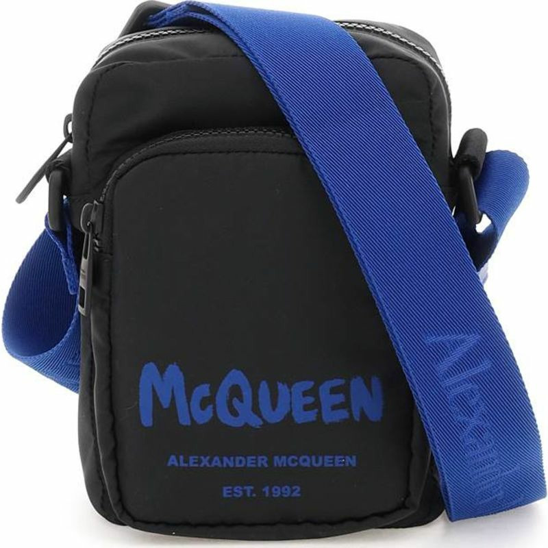 【義大利直送】全新品 MCQUEEN 塗鴉迷你都市郵差包-3