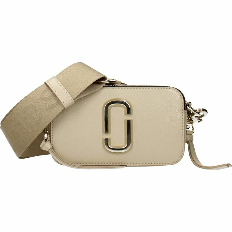 【義大利直送】全新品 Marc Jacobs 斜挎包女士皮革米色卡其色-0