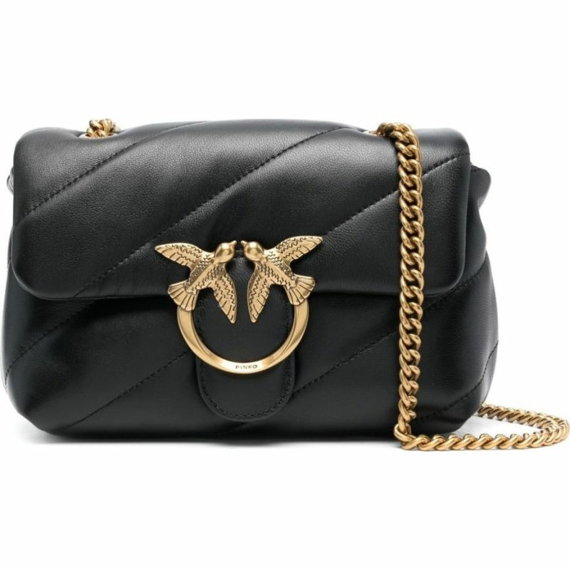 【義大利直送】全新品 LOVE 迷你包 黑色/金色#Z99Q-3