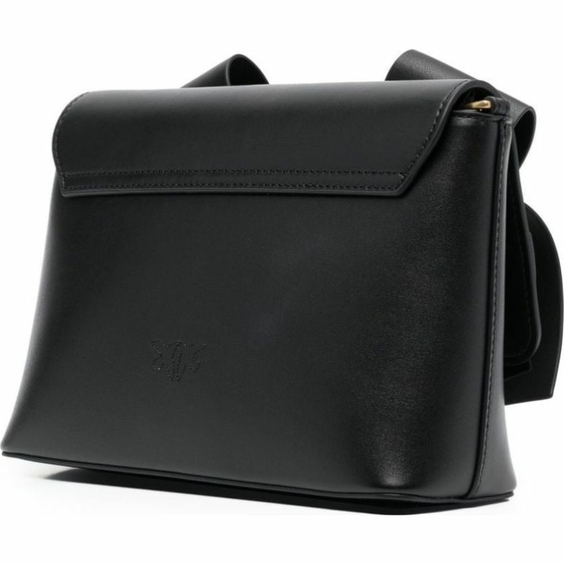 【義大利直送】全新品 AIKA 手拿包迷你黑色/金色#Z99Q-1