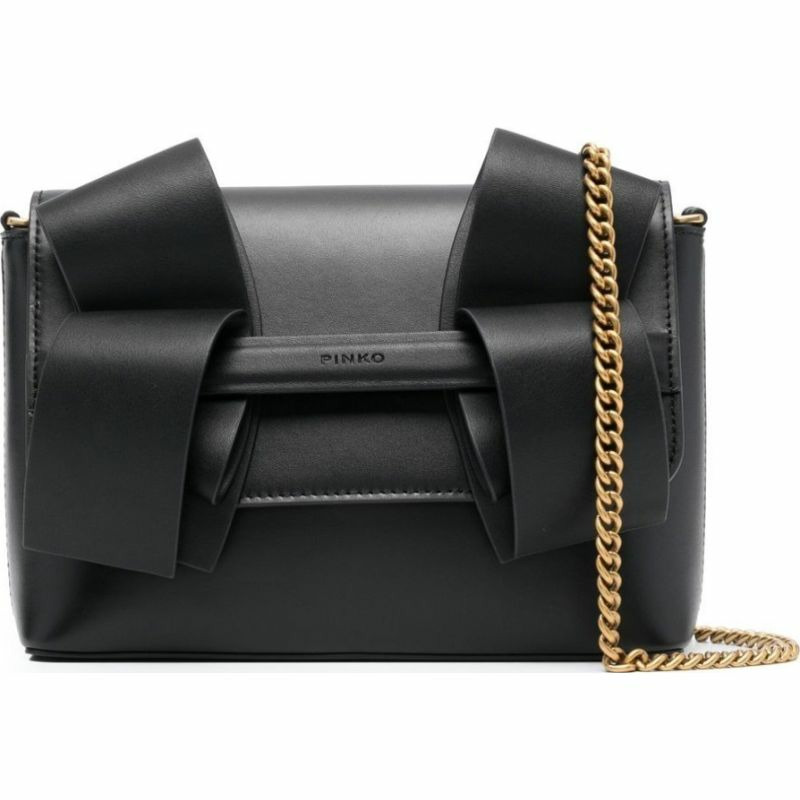 【義大利直送】全新品 AIKA 手拿包迷你黑色/金色#Z99Q-4