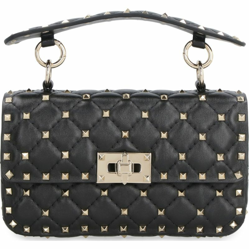 【義大利直送】全新品 Valentino Garavani - Rockstud Spike 皮革迷你斜挎包-1