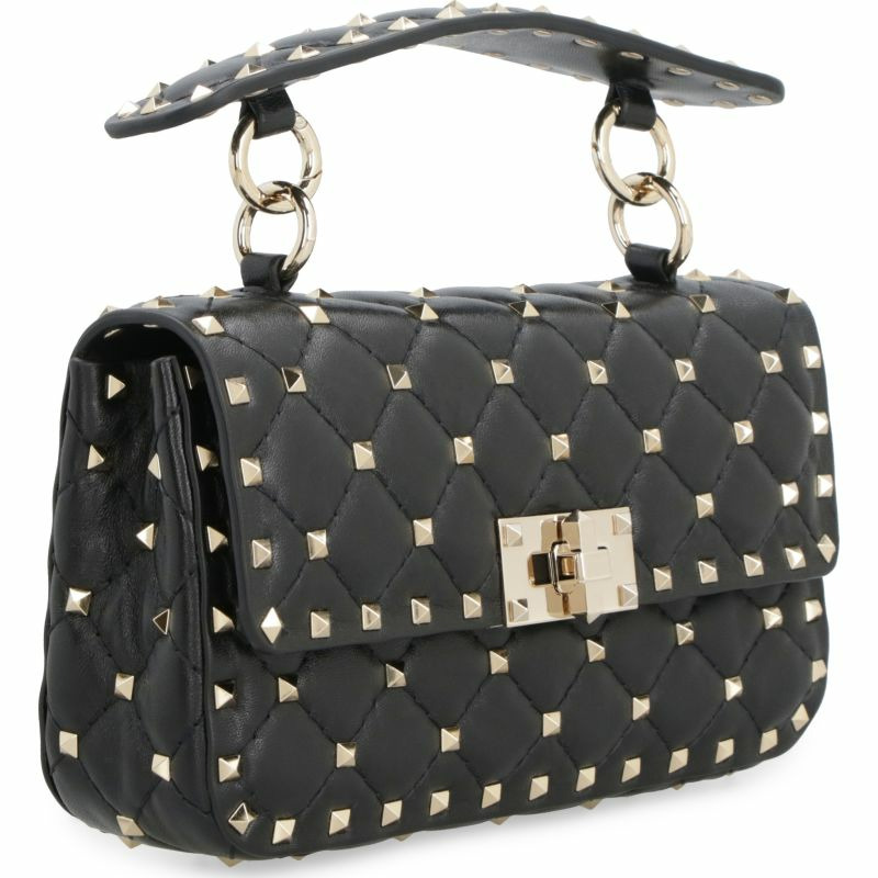 【義大利直送】全新品 Valentino Garavani - Rockstud Spike 皮革迷你斜挎包-2