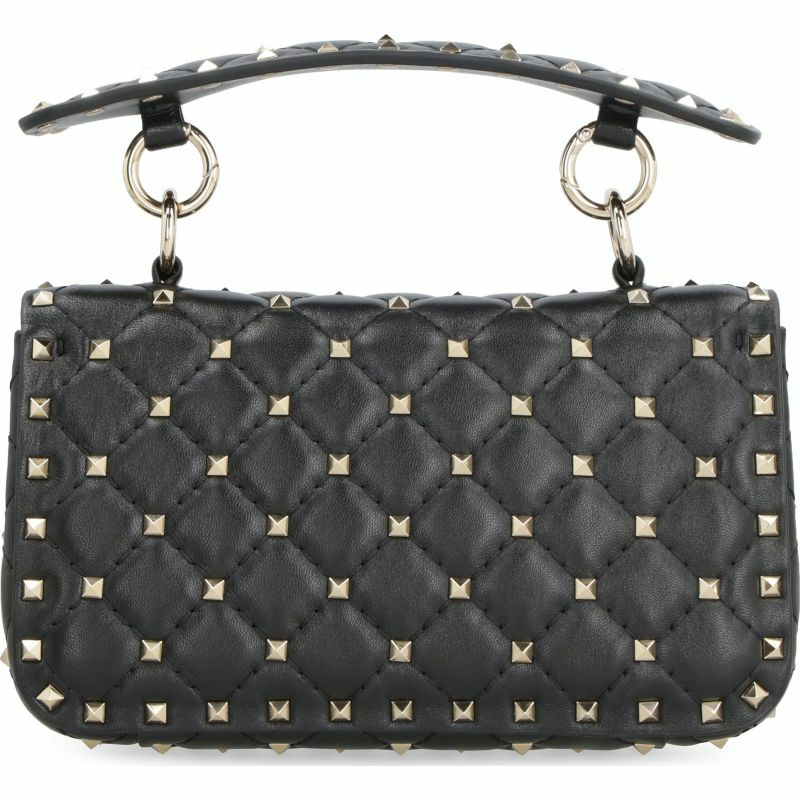 【義大利直送】全新品 Valentino Garavani - Rockstud Spike 皮革迷你斜挎包-3