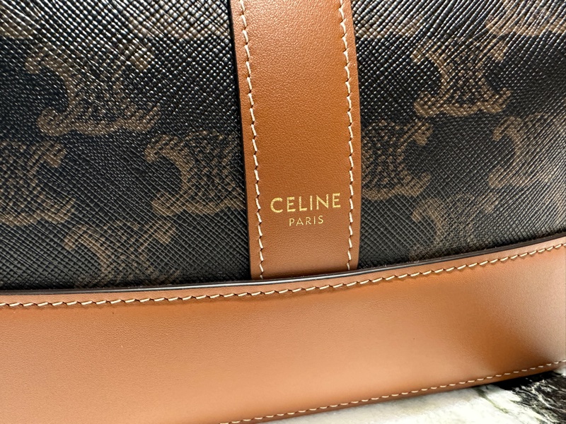 Celine 水桶包 中款 經典老花-1