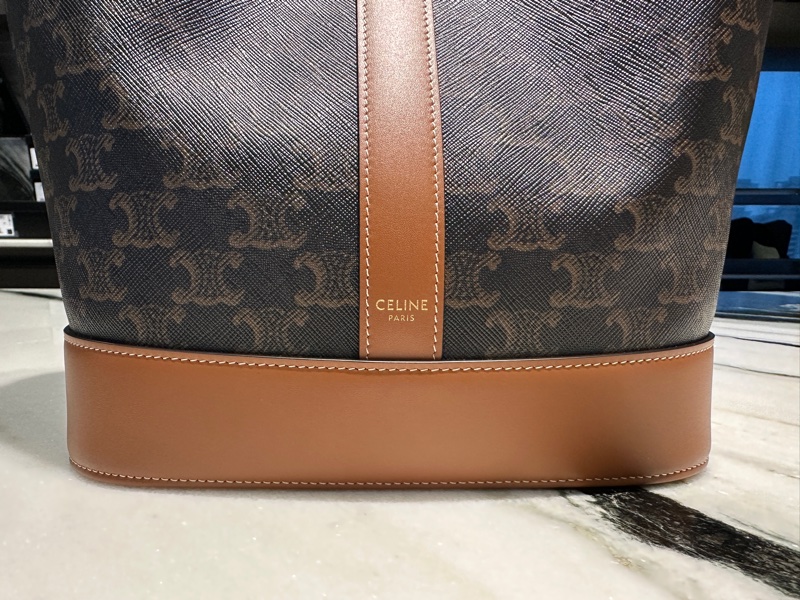 Celine 水桶包 中款 經典老花-2