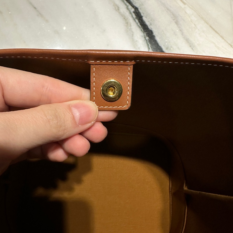 Celine 水桶包 中款 經典老花-9