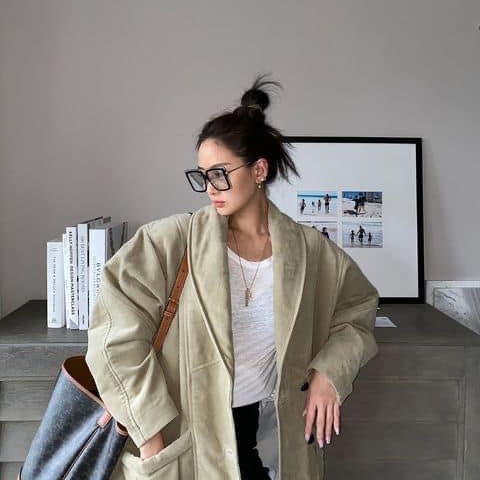 Celine 水桶包 中款 經典老花-13