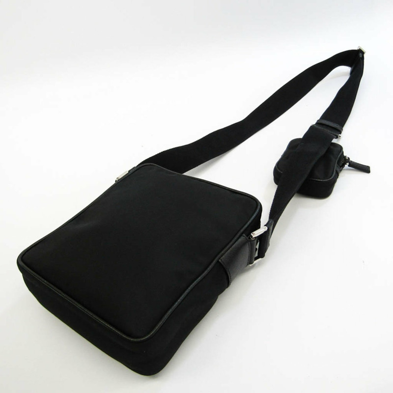 【日本直送】Prada 2VH112 女士，男士皮革，尼龍單肩包黑色-1