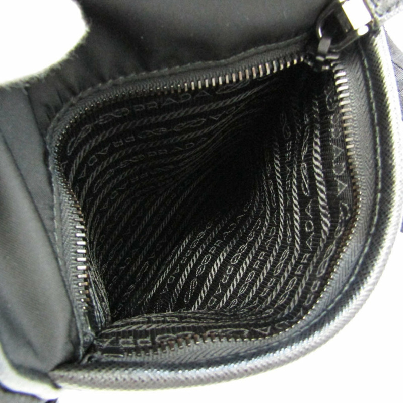 【日本直送】Prada 2VH112 女士，男士皮革，尼龍單肩包黑色-8