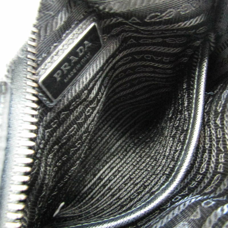 【日本直送】Prada 2VH112 女士，男士皮革，尼龍單肩包黑色-9