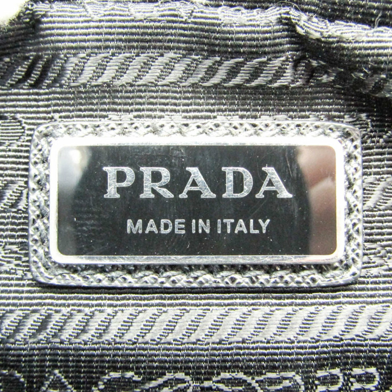 【日本直送】Prada 2VH112 女士，男士皮革，尼龍單肩包黑色-12