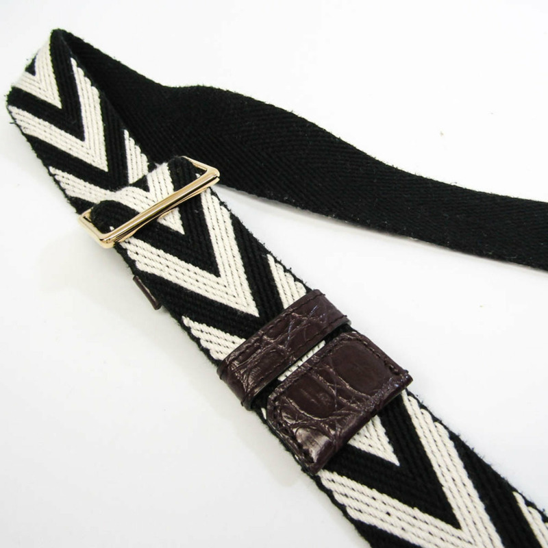 【日本直送】Bally CLAYN BELT.C 女士帆布、皮革單肩包 黑色、深紫色、白色-4