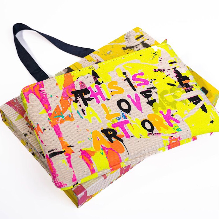 全新 apm Monaco 塗鴨手拿包-0