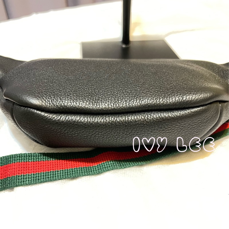 GUCCI 古馳 527792 黑LOGO小款腰包 精品包 肩背包 迷你胸包-1