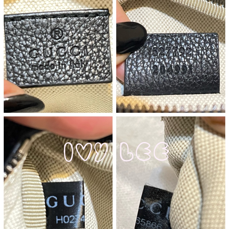 GUCCI 古馳 527792 黑LOGO小款腰包 精品包 肩背包 迷你胸包-6