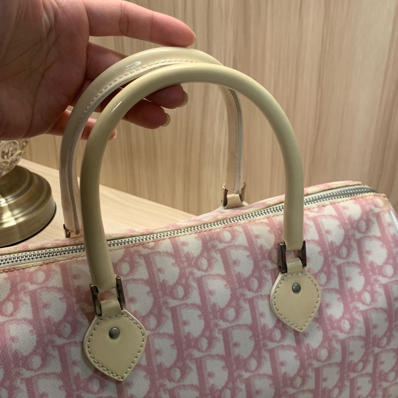 Dior vintage 老花長版波士頓-11