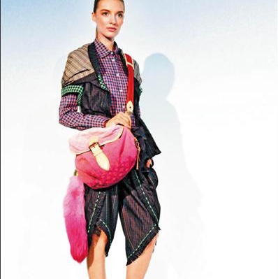 LV狐狸皮草吊飾-4