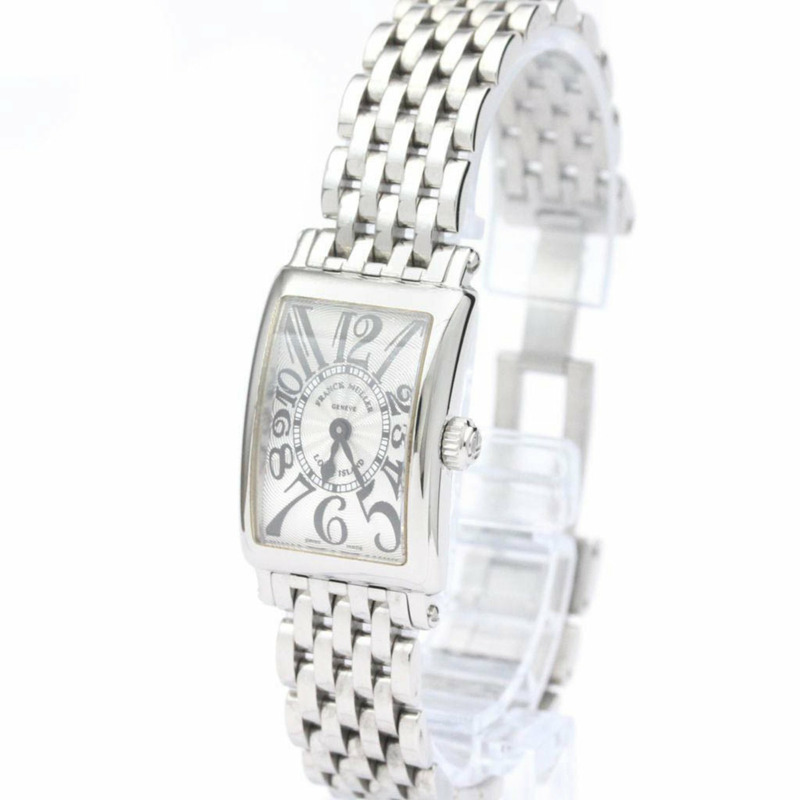 【日本直送】拋光 FRANCK MULLER Long Island 精鋼石英女士手錶 802QZ BF555819-1