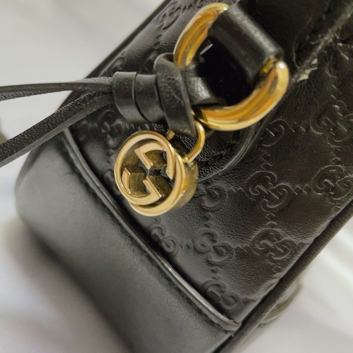 Gucci #449414 黑色相機包-1