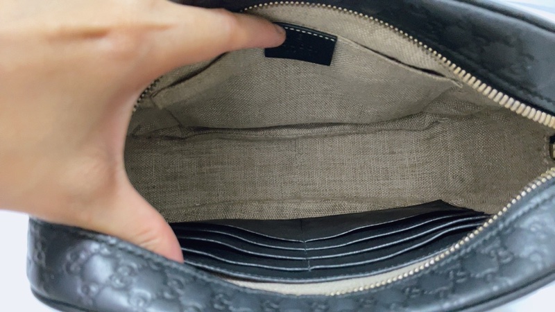 Gucci #449414 黑色相機包-2