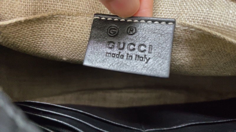 Gucci #449414 黑色相機包-3