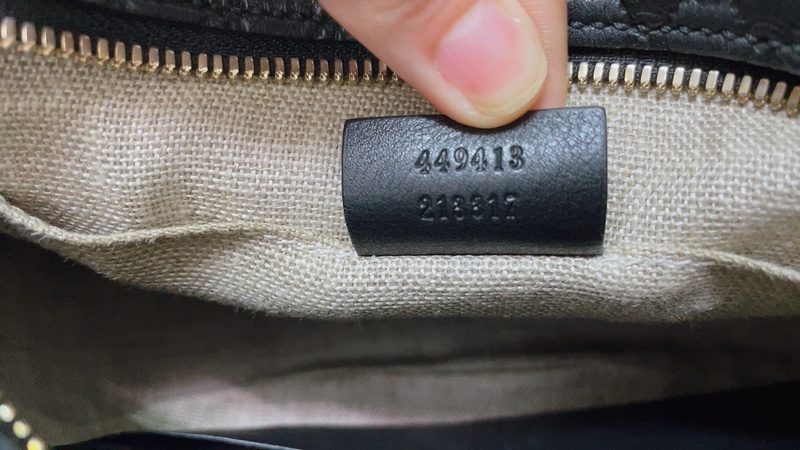 Gucci #449414 黑色相機包-4