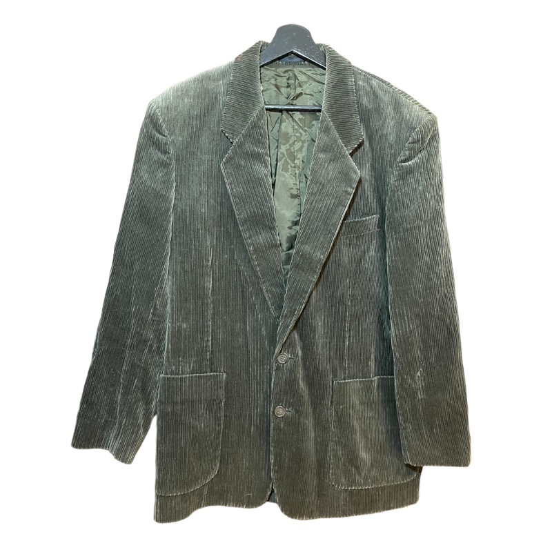 顛復古⚡️復古綠色粗燈芯絨口袋西裝外套❤️男女皆可F0118020-0