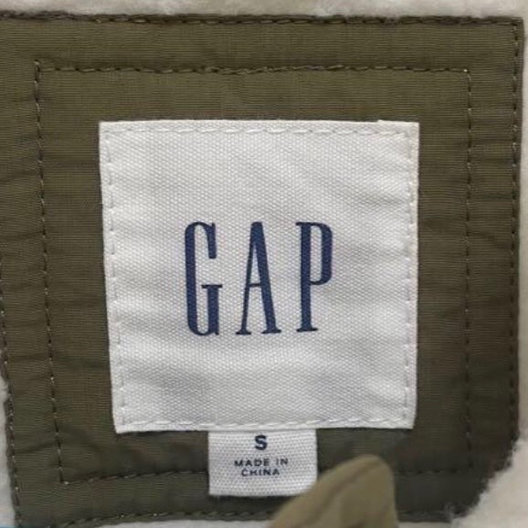 GAP保暖仿羊羔絨拼接立領外套 S-2