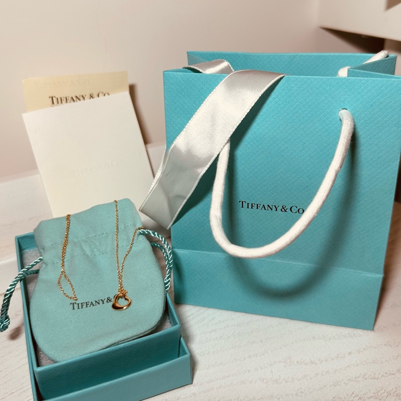 Tiffany open heart 心形鍊墜 玫瑰金11mm 全新專櫃正品-3