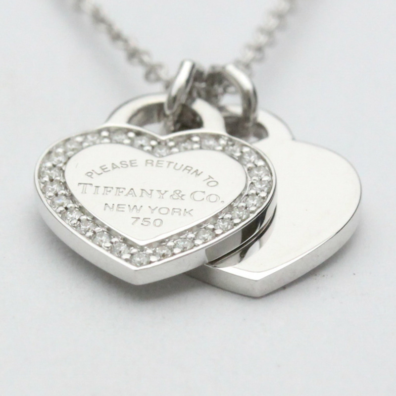 【日本直送】TIFFANY Return To 蒂芙尼心形吊墜鑽石18K白金項鍊BF557161-3