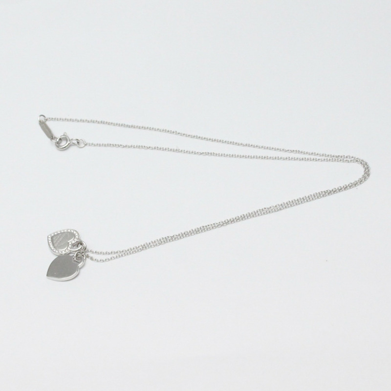 【日本直送】TIFFANY Return To 蒂芙尼心形吊墜鑽石18K白金項鍊BF557161-8