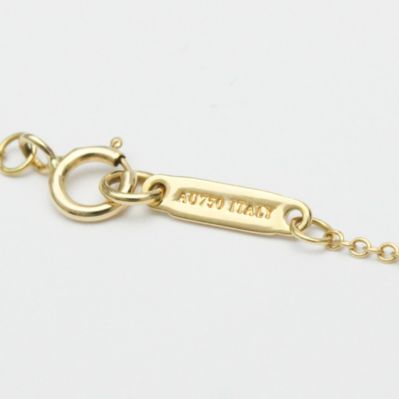 【日本直送】TIFFANY Atlas Open Medallion Necklace 鑽石18K黃金項鍊BF557172-7