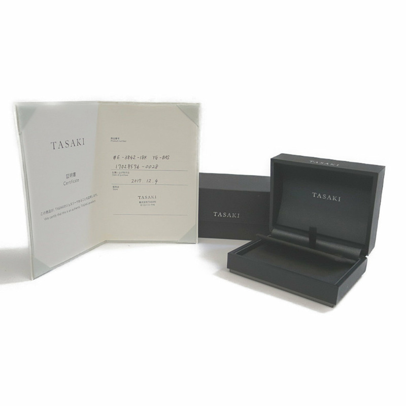 【日本直送】拋光 TASAKI Balance Plus 珍珠 18K 黃金耳釘 BF557149-9