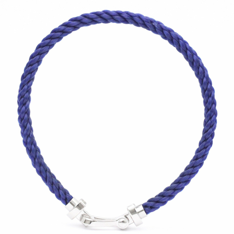 【日本直送】拋光 FRED Force 10 大號型號 #20 18K 白金鋼手鍊 FVJW001212-4