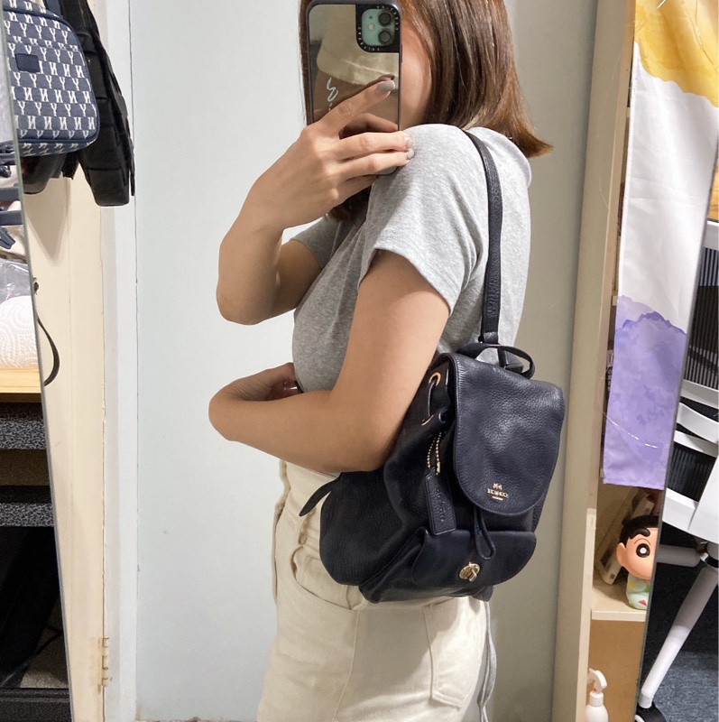 Coach 後背包 深藍色-0