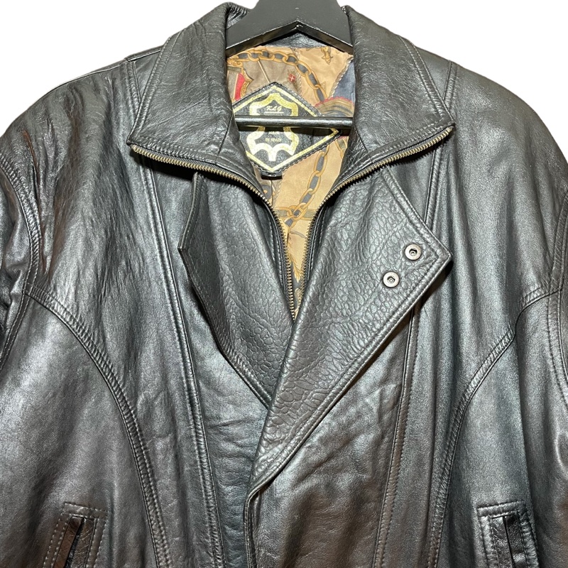 顛復古⚡️西班牙製綿羊皮騎士翻領皮衣❤️男女皆可F0127006-1