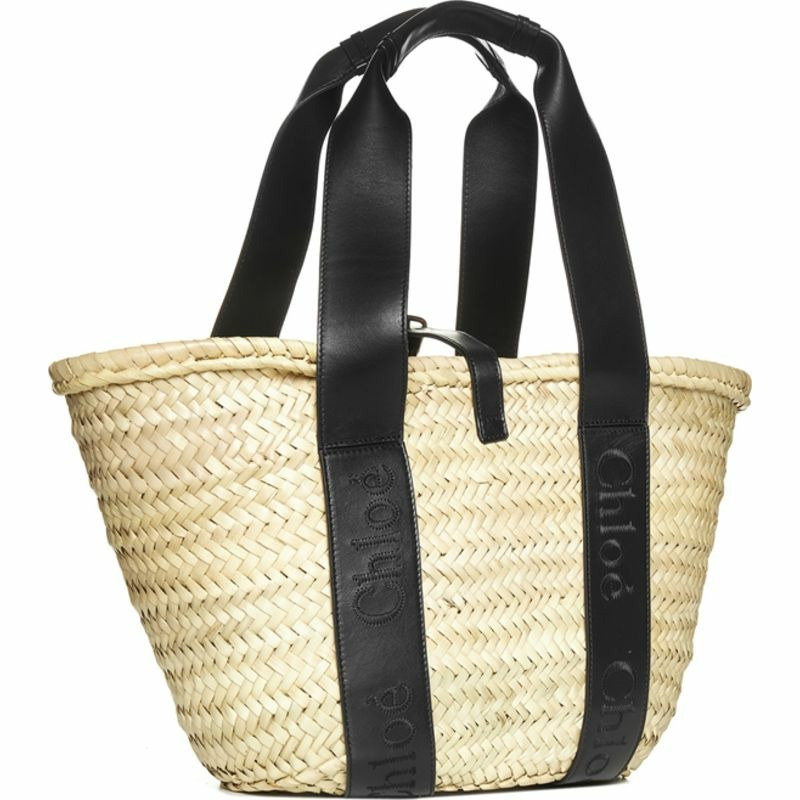 【義大利直送】全新品 CHLO HANDBAGS黑米色手提包-2