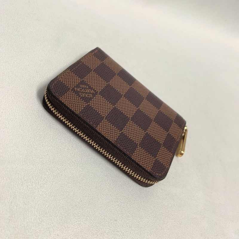 Lv格紋零錢卡夾包 N63070-3