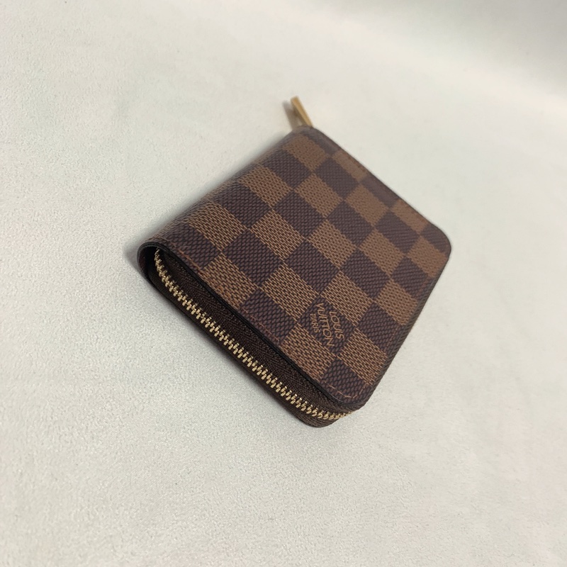 Lv格紋零錢卡夾包 N63070-4