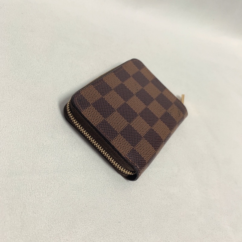 Lv格紋零錢卡夾包 N63070-6