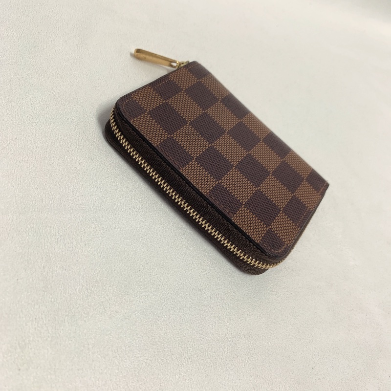 Lv格紋零錢卡夾包 N63070-7