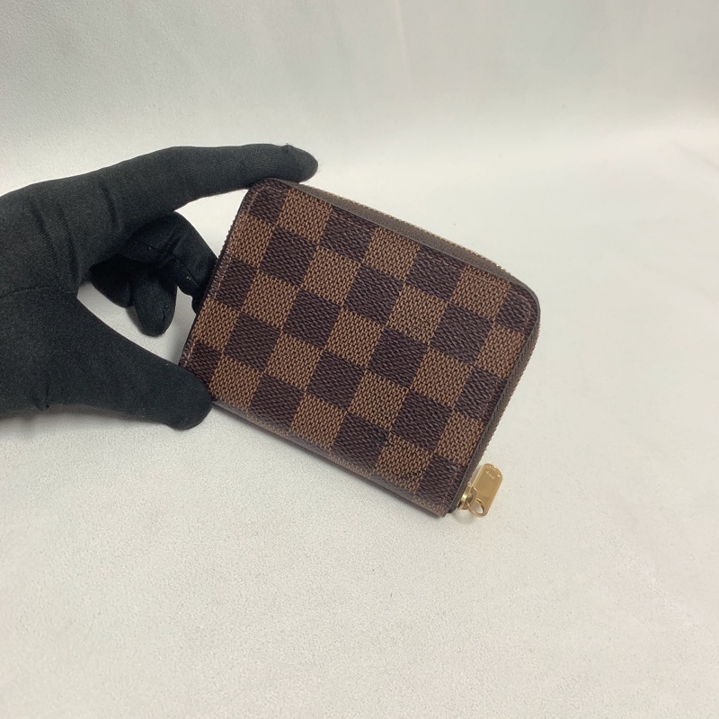 Lv格紋零錢卡夾包 N63070-10