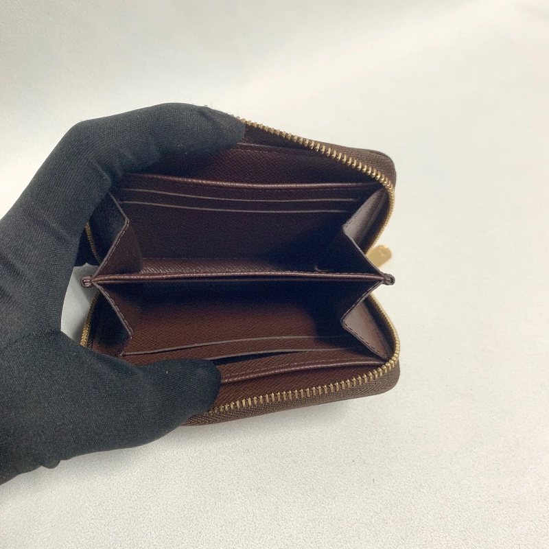 Lv格紋零錢卡夾包 N63070-14