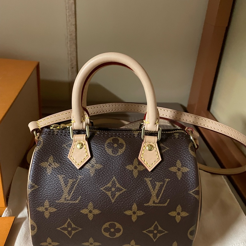 LV nano speedy 經典老花波士頓包(全新絕版品)-0