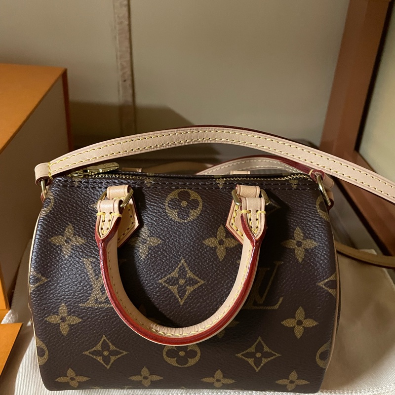 LV nano speedy 經典老花波士頓包(全新絕版品)-1