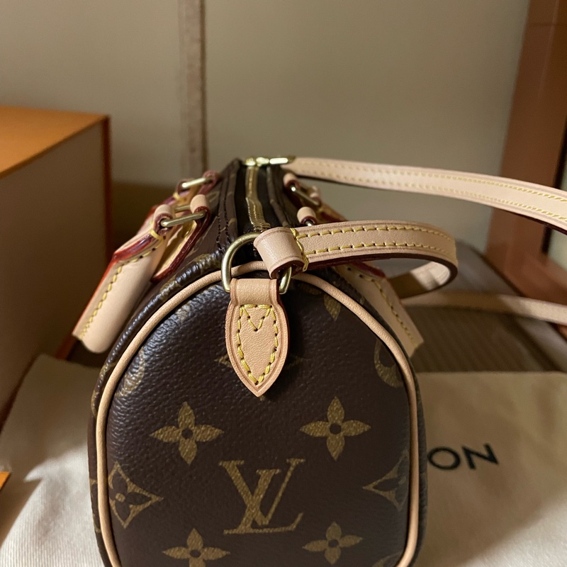 LV nano speedy 經典老花波士頓包(全新絕版品)-2