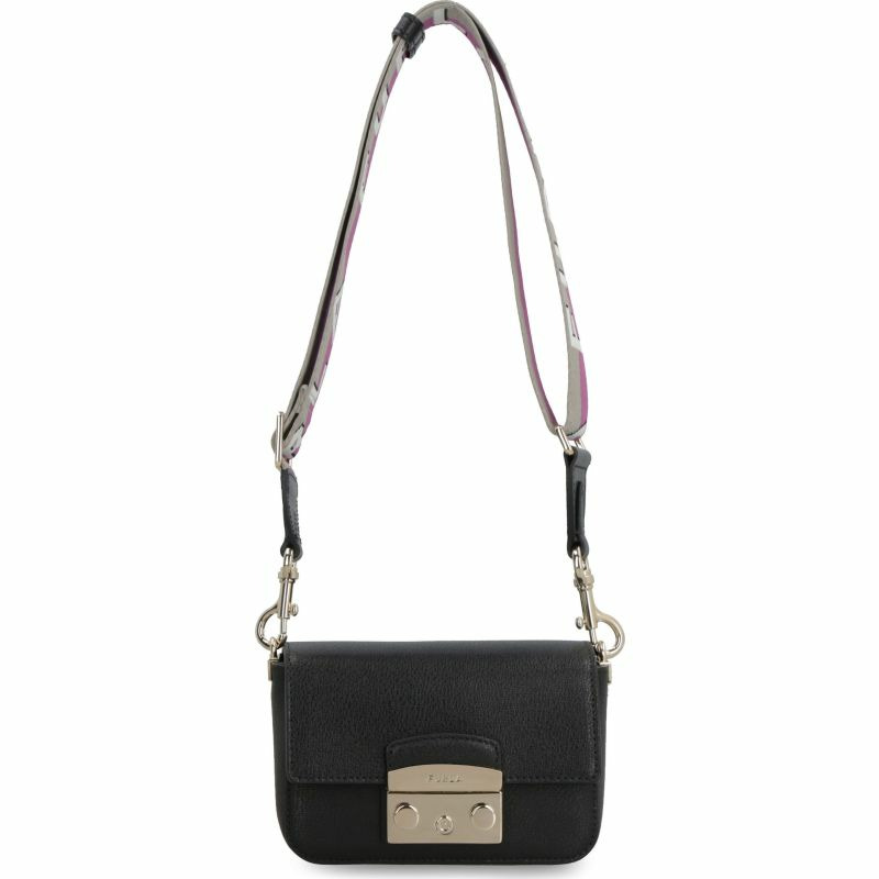 【義大利直送】全新品 Metropolis 皮革迷你斜挎包-4